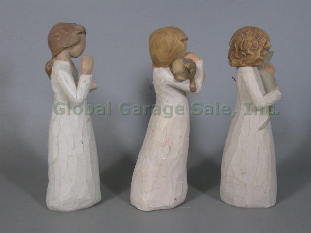 8 Willow Tree Figurines Lot Wisdom With Affection Love Of Learning Loving Amgel 12