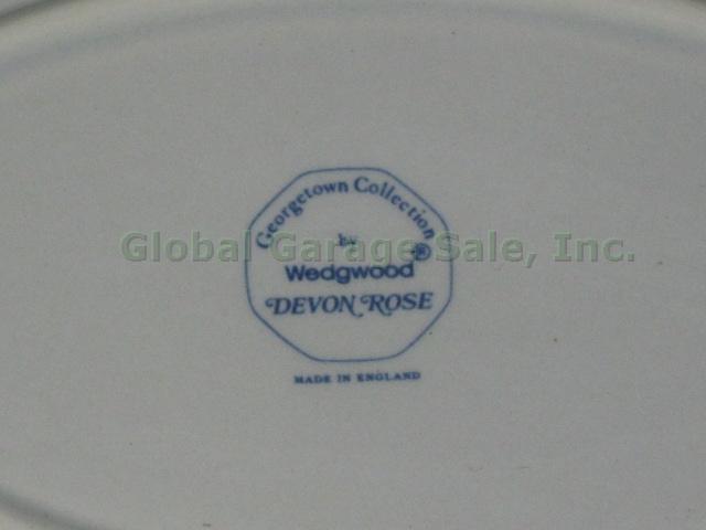 Wedgwood Devon Rose 10" Rectangular Serving Vegetable Bowl Georgetown Collection 5