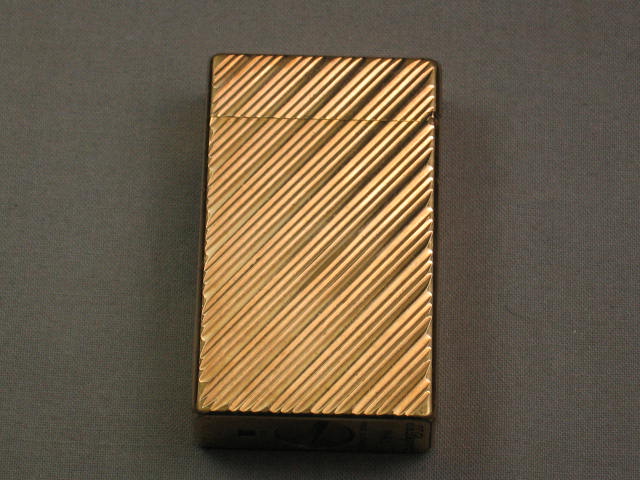 Vintage Original S.T. Dupont Gold Cigarette Lighter 20u 1