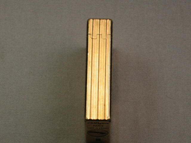 Vintage Original S.T. Dupont Gold Cigarette Lighter 20u 2