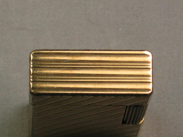 Vintage Original S.T. Dupont Gold Cigarette Lighter 20u 4