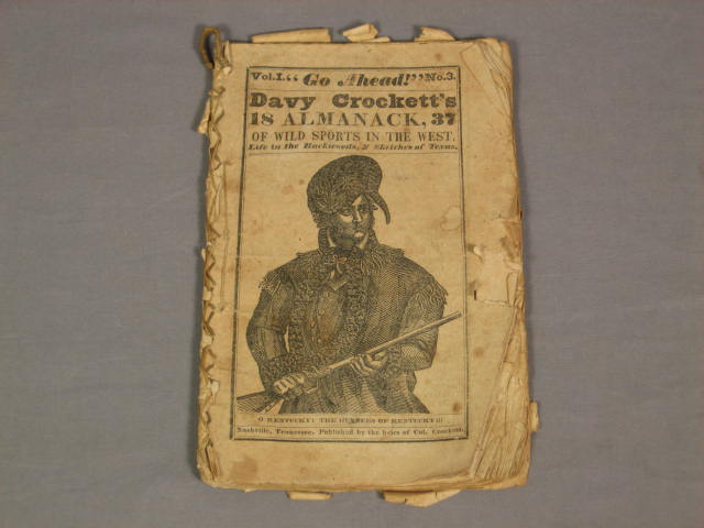 Antique 1837 Davy Crockett