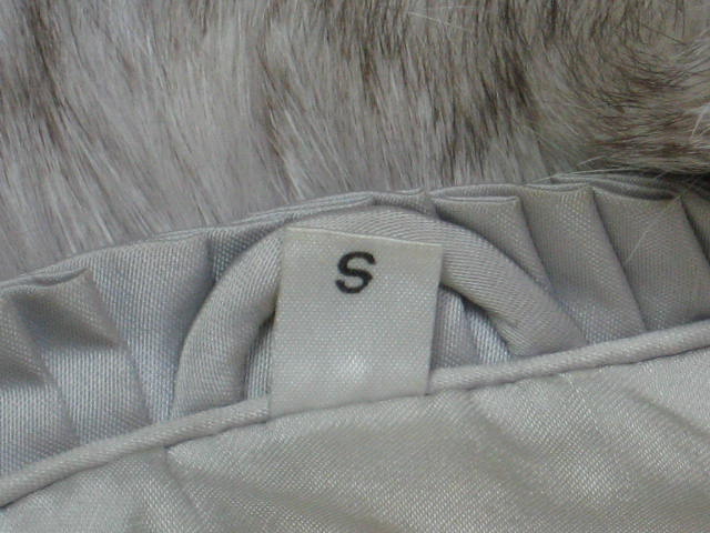 Ladies Full Length White Fox Fur Coat Jacket Sz SM/MED 7