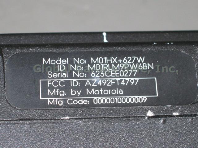 Motorola MCS2000 UHF Narrowband Radio HCN1117B Head HMN1056D Mic SVR-200 Cable + 7