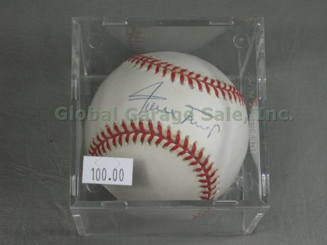 Vtg 1990s Willie Mays Hand Signed Ball Official NL Baseball HOF Auto Signature