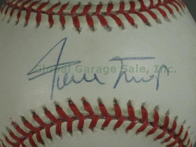 Vtg 1990s Willie Mays Hand Signed Ball Official NL Baseball HOF Auto Signature 2