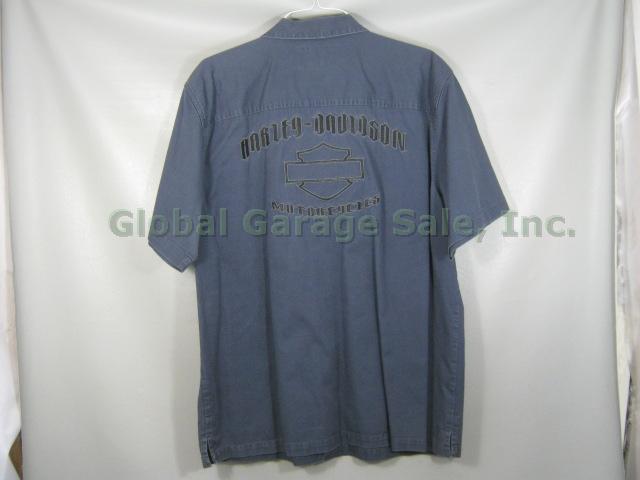 3 Mens Harley Davidson Short Sleeve Shirts XL Lot 96413-08VM 96375 96741-10VM NR 7