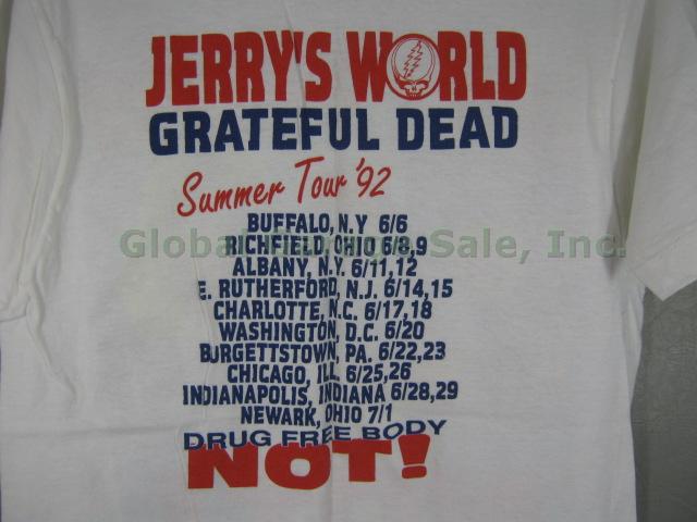 RARE Vtg 1992 Grateful Dead Summer Tour Jerry