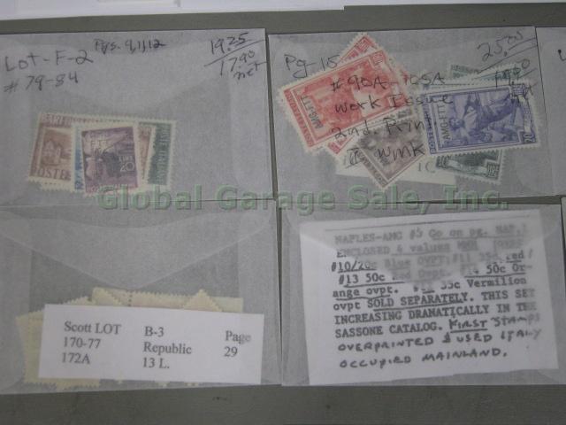 120+ Vtg Allied Military Government AMG Stamp Lot Collection Italy Germany + NR! 6