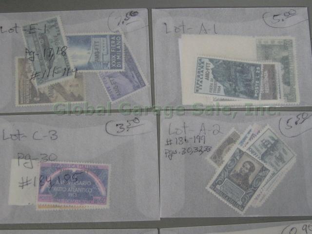 120+ Vtg Allied Military Government AMG Stamp Lot Collection Italy Germany + NR! 7