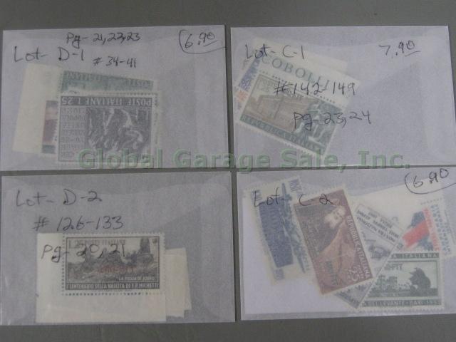 120+ Vtg Allied Military Government AMG Stamp Lot Collection Italy Germany + NR! 10