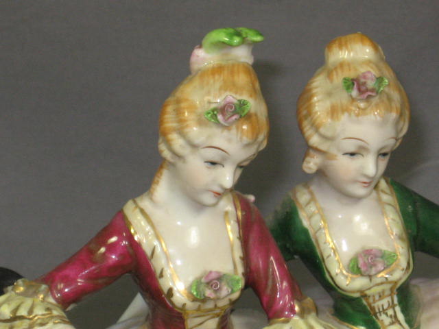 Vintage Antique Porcelain Figurine Figure Lamp Light NR 2