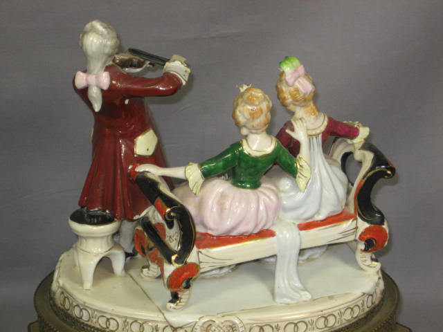 Vintage Antique Porcelain Figurine Figure Lamp Light NR 5