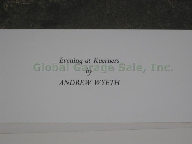 10 Andrew Wyeth Art Prints Posters Lot Evening At Kuerners Cold Spring Dr Syn NR 1