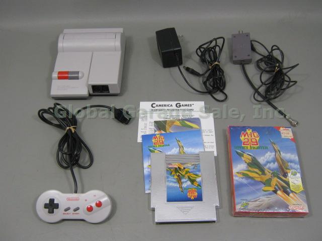 Nintendo NES-101 Control Deck Top Loader Console System Controller MIG 29 Game +