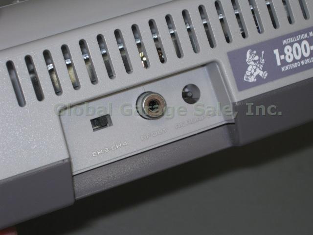 Nintendo NES-101 Control Deck Top Loader Console System Controller MIG 29 Game + 5