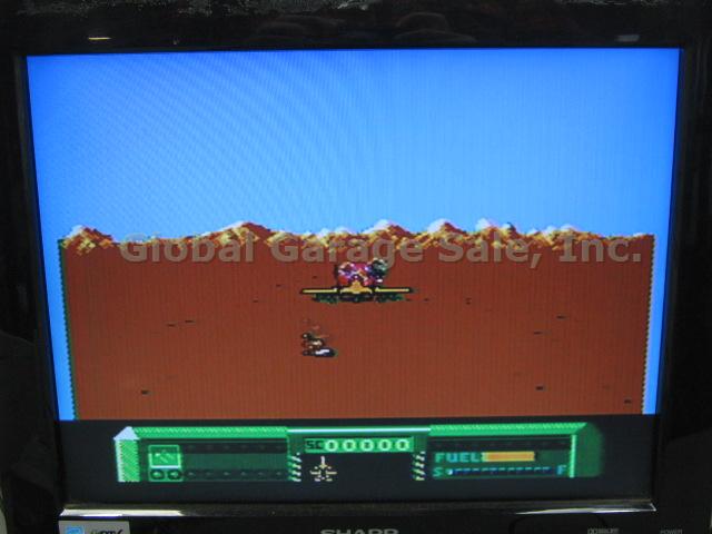 Nintendo NES-101 Control Deck Top Loader Console System Controller MIG 29 Game + 11
