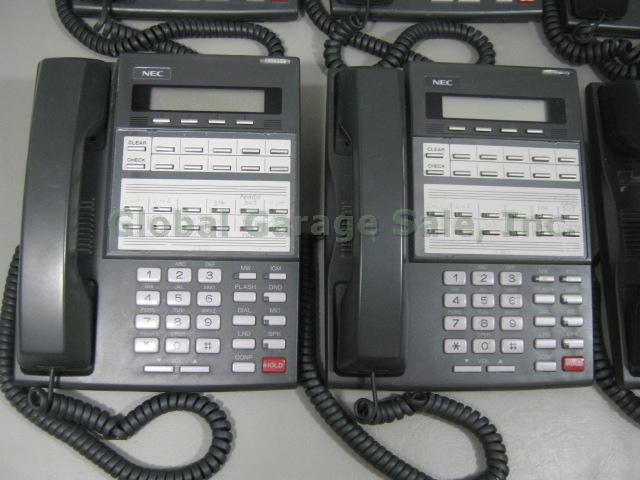 6 Phone NEC DS1000/2000 Business System Models 80573 80570 + Software + Manuals 1