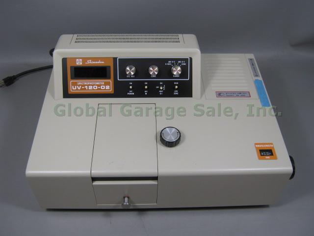 Shimadzu Spectrophotometer UV-120-02 W/ UVProbe Tutorial Instruction Manuals NR! 1