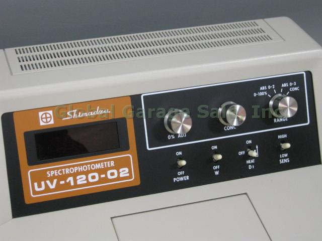 Shimadzu Spectrophotometer UV-120-02 W/ UVProbe Tutorial Instruction Manuals NR! 2