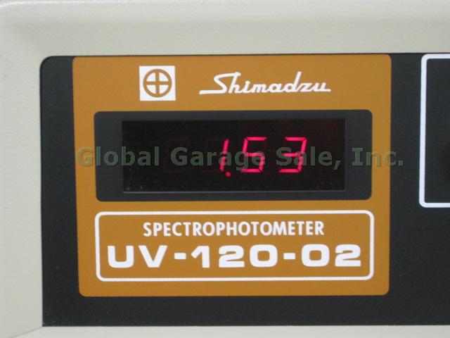 Shimadzu Spectrophotometer UV-120-02 W/ UVProbe Tutorial Instruction Manuals NR! 3