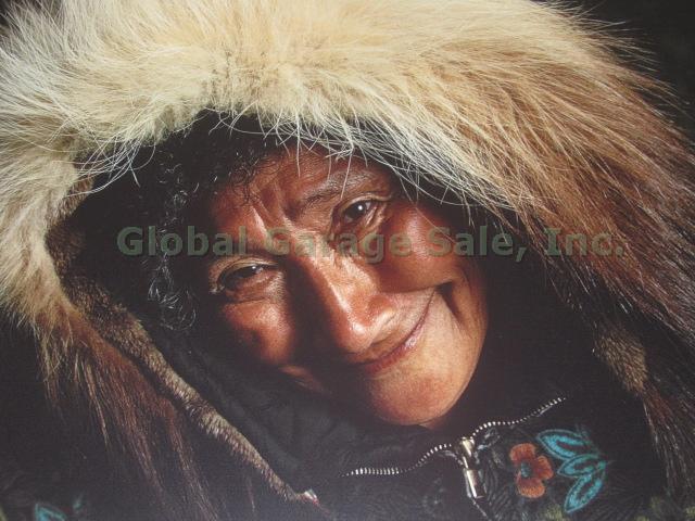 Original Stephenie Hollyman Alaska Inupiat Inuit Eskimo Woman Photo 16" x 21.75" 1