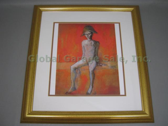Pablo Picasso Seated Harlequin Limited Edition Plate Signed Lithograph 13/750