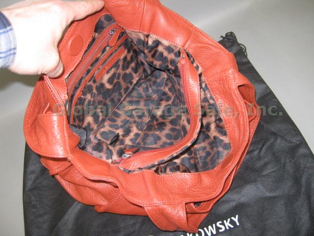 B. Makowsky Terracotta Seoul II Shopper Bucket Hobo Tote Bag BM26605 Retail $248 4