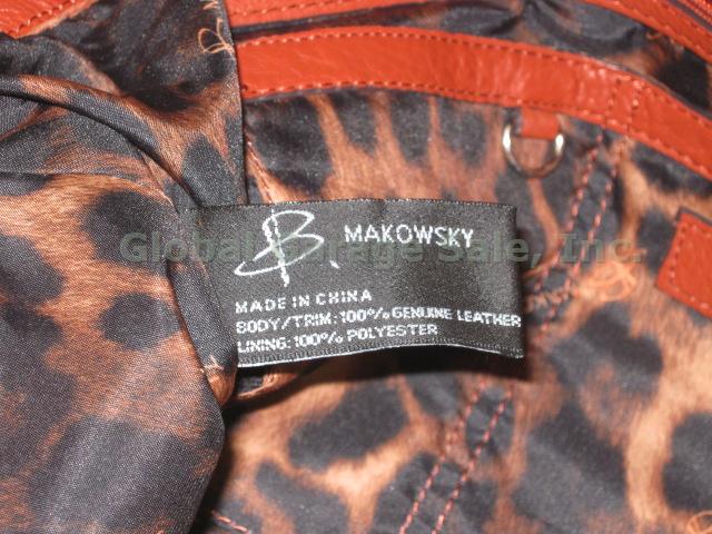 B. Makowsky Terracotta Seoul II Shopper Bucket Hobo Tote Bag BM26605 Retail $248 5
