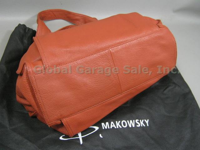 B. Makowsky Terracotta Seoul II Shopper Bucket Hobo Tote Bag BM26605 Retail $248 6