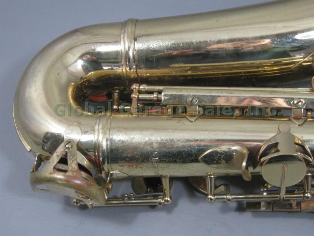 Vtg Conn Student Alto Eb Saxophone Sax W/ Mouthpiece + Case Serial N166249 NR!!! 4