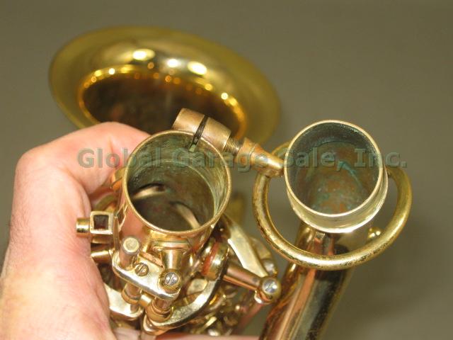 Vtg Conn Student Alto Eb Saxophone Sax W/ Mouthpiece + Case Serial N166249 NR!!! 7