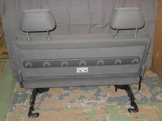 2007 Dodge Caravan 3rd Third Row Cloth Bench Seat EXC!! 1