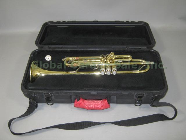 Bach TR300 Student Bb Trumpet S/N F17469 W/ Conn 7C Mouthpiece Selmer Hard Case 1