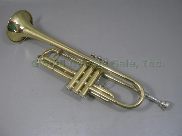Bach TR300 Student Bb Trumpet S/N F17469 W/ Conn 7C Mouthpiece Selmer Hard Case 2
