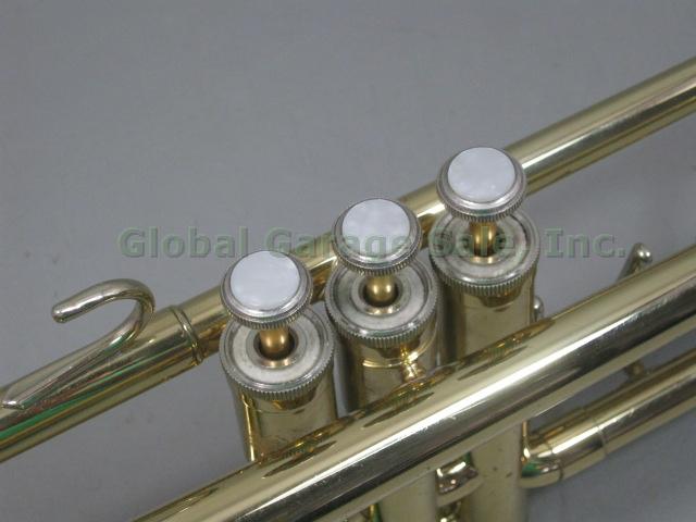 Bach TR300 Student Bb Trumpet S/N F17469 W/ Conn 7C Mouthpiece Selmer Hard Case 6
