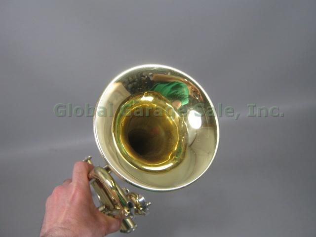 Bach TR300 Student Bb Trumpet S/N F17469 W/ Conn 7C Mouthpiece Selmer Hard Case 7