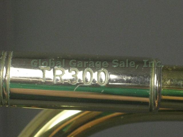 Bach TR300 Student Bb Trumpet S/N F17469 W/ Conn 7C Mouthpiece Selmer Hard Case 8