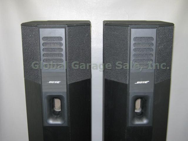 Black Pair Bose 701 Main Stereo Direct Reflecting Floor Speakers Left Right NR!! 1