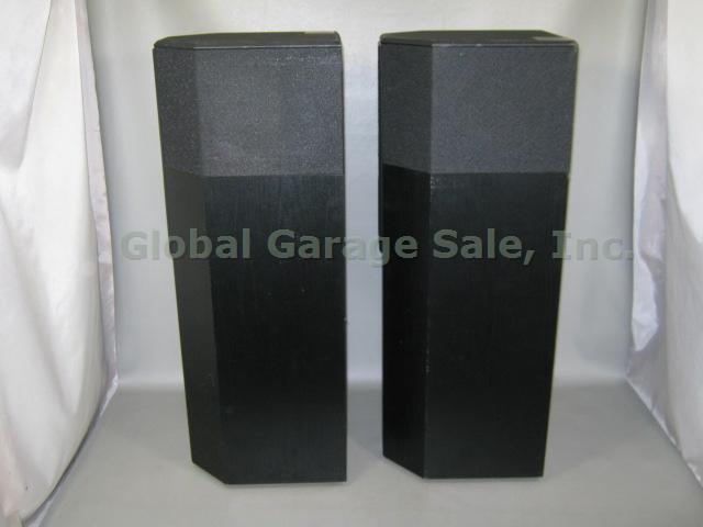 Black Pair Bose 701 Main Stereo Direct Reflecting Floor Speakers Left Right NR!! 2