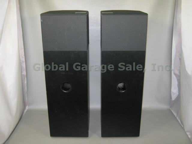 Black Pair Bose 701 Main Stereo Direct Reflecting Floor Speakers Left Right NR!! 3