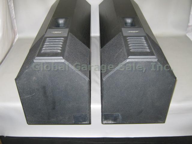 Black Pair Bose 701 Main Stereo Direct Reflecting Floor Speakers Left Right NR!! 5