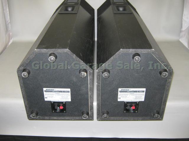 Black Pair Bose 701 Main Stereo Direct Reflecting Floor Speakers Left Right NR!! 6