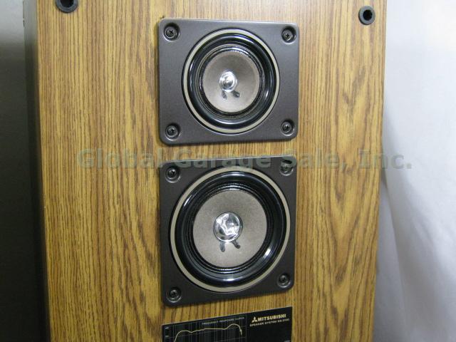 Vtg Mitsubishi SS-2100 Main Stereo Floor Tower Left Right Audio Speaker System 3