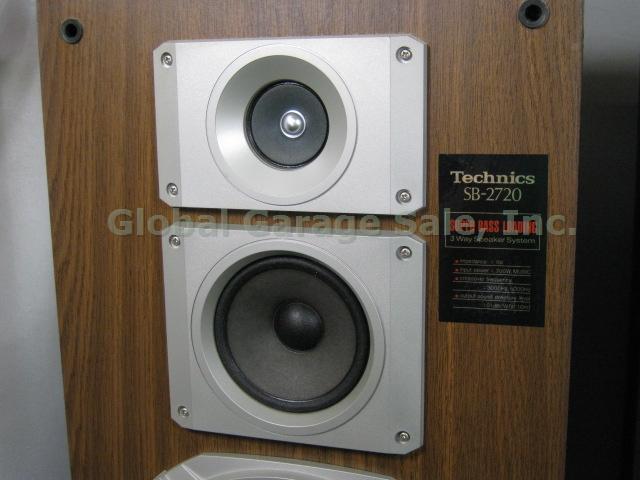 Vtg Technics SB-2720 3-Way Main Stereo Floor Tower Lt Rt Audio Speaker System NR 1