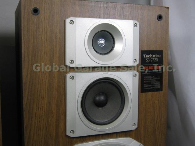 Vtg Technics SB-2720 3-Way Main Stereo Floor Tower Lt Rt Audio Speaker System NR 3