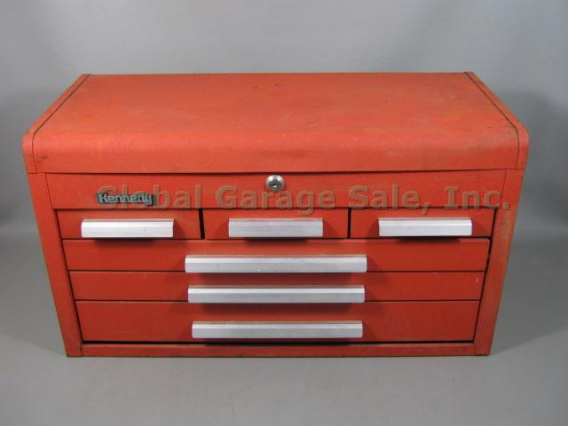 Kennedy Mfg Co 6-Drawer Mechanics Tool Box Chest Case Style No 266-039073 + Tray