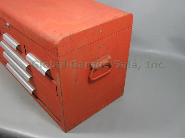 Kennedy Mfg Co 6-Drawer Mechanics Tool Box Chest Case Style No 266-039073 + Tray 3