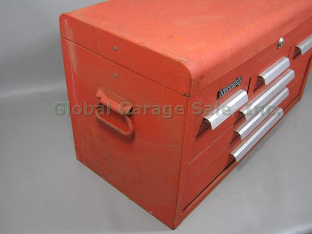 Kennedy Mfg Co 6-Drawer Mechanics Tool Box Chest Case Style No 266-039073 + Tray 4