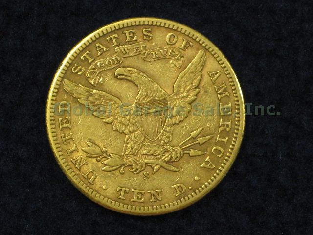 1901 US $10 Ten Dollar Liberty Head Eagle Gold Coin No Reserve Price! 3
